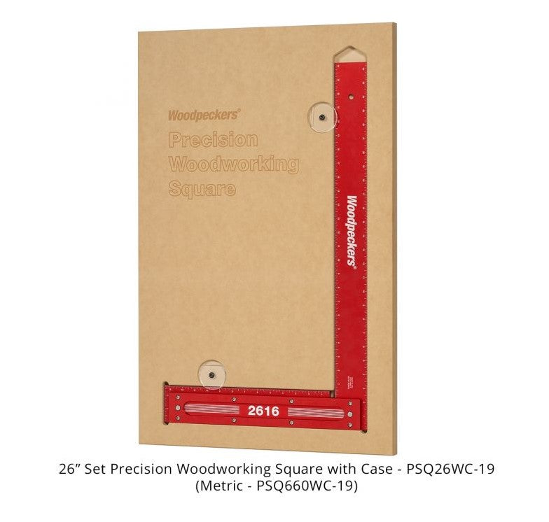 Woodpeckers 26" and 18" Precision Woodworking Squares