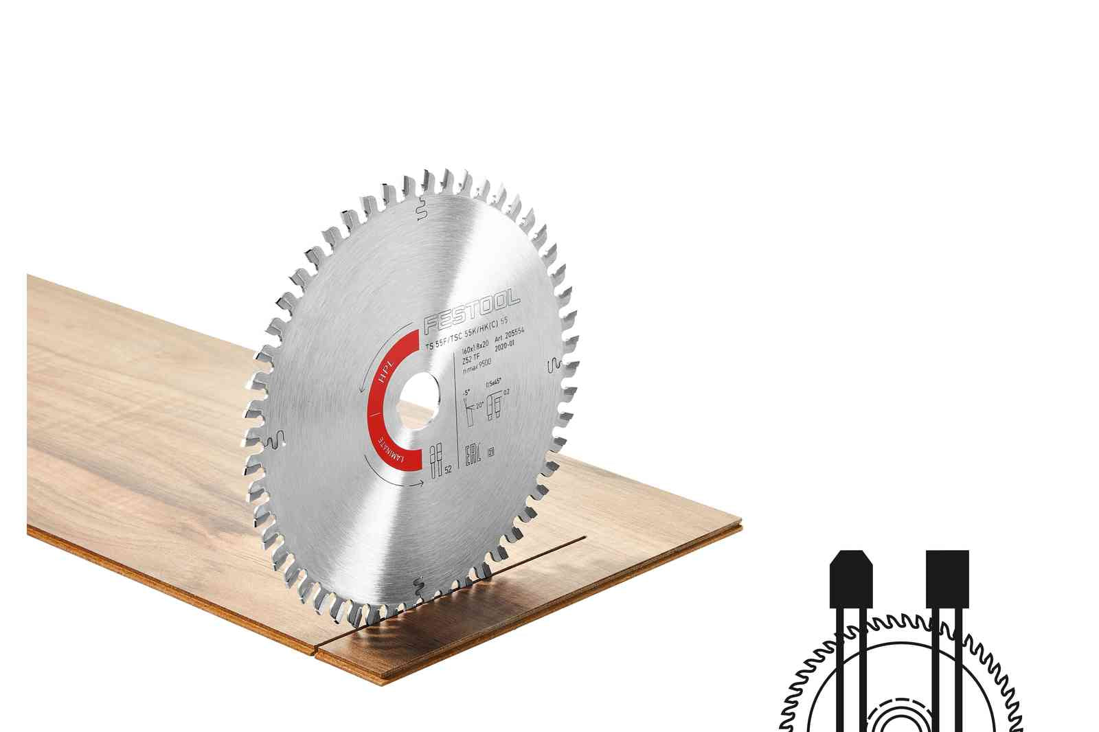 Festool - 6.61" / 168mm Laminate Saw Blade