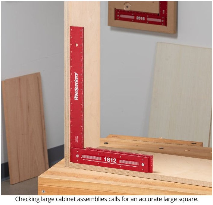 Woodpeckers 26" and 18" Precision Woodworking Squares