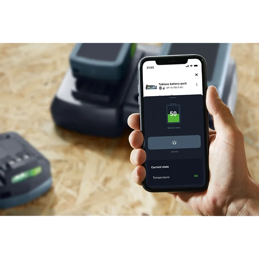 Festool - TBX 8 Tabless Battery