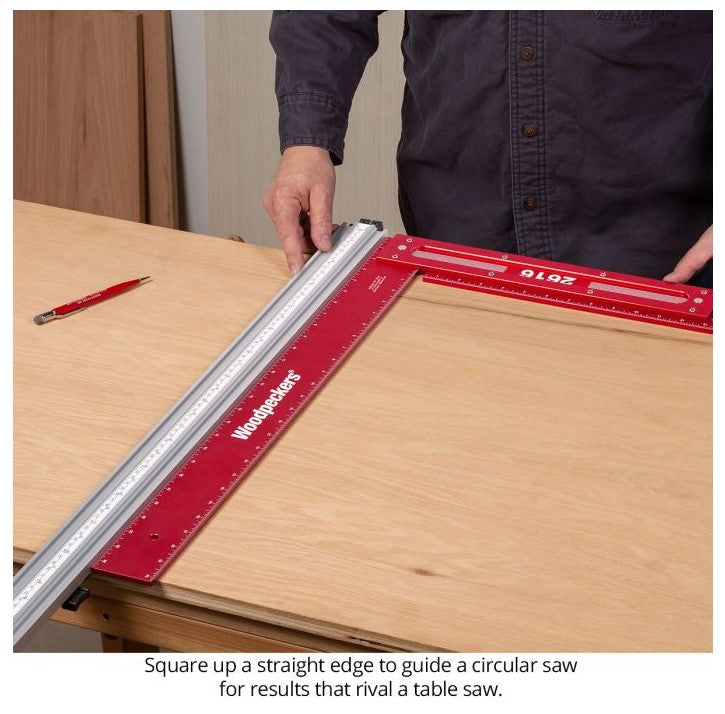 Woodpeckers 26" and 18" Precision Woodworking Squares