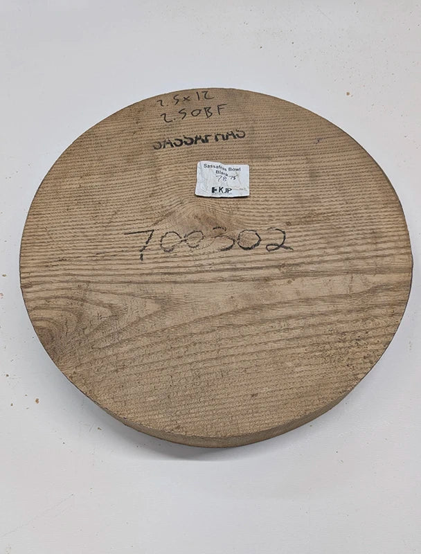Sassafras Bowl Blank - One of a Kind