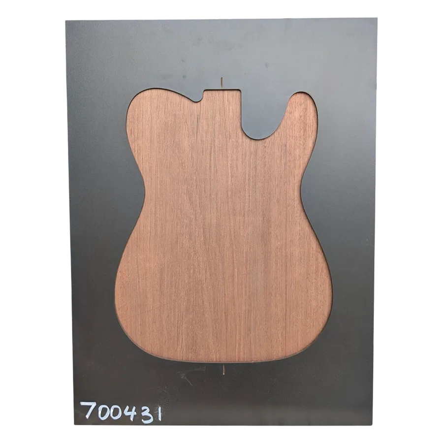 Plateaux de corps de guitare en noyer péruvien