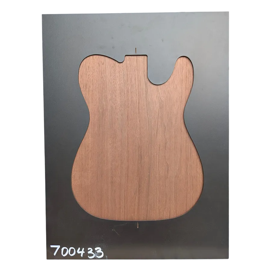 Plateaux de corps de guitare en noyer péruvien