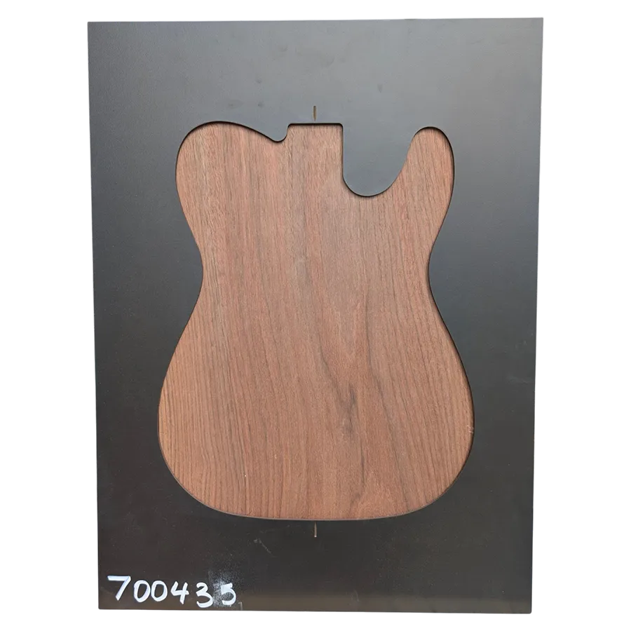 Plateaux de corps de guitare en noyer péruvien