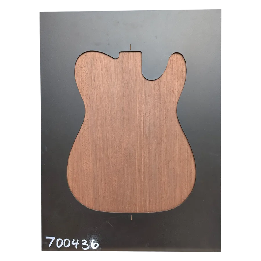 Plateaux de corps de guitare en noyer péruvien