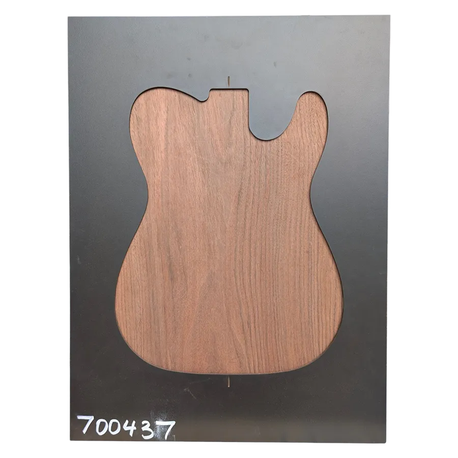 Plateaux de corps de guitare en noyer péruvien