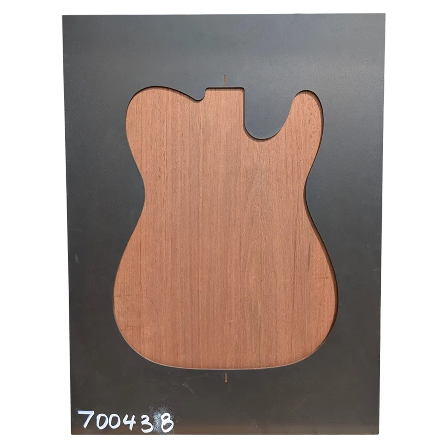 Plateaux de corps de guitare en noyer péruvien