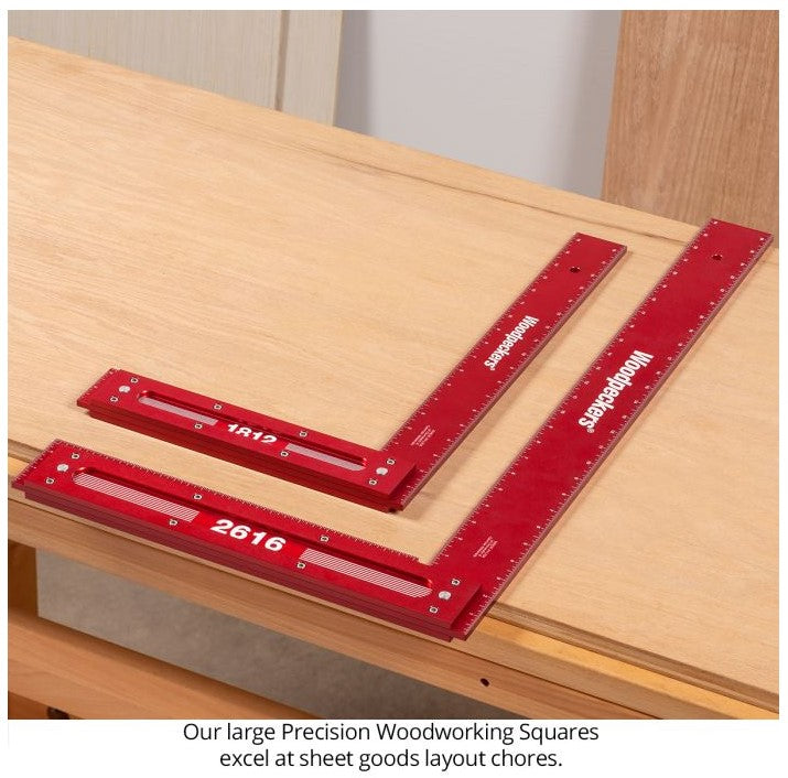 Woodpeckers 26" and 18" Precision Woodworking Squares