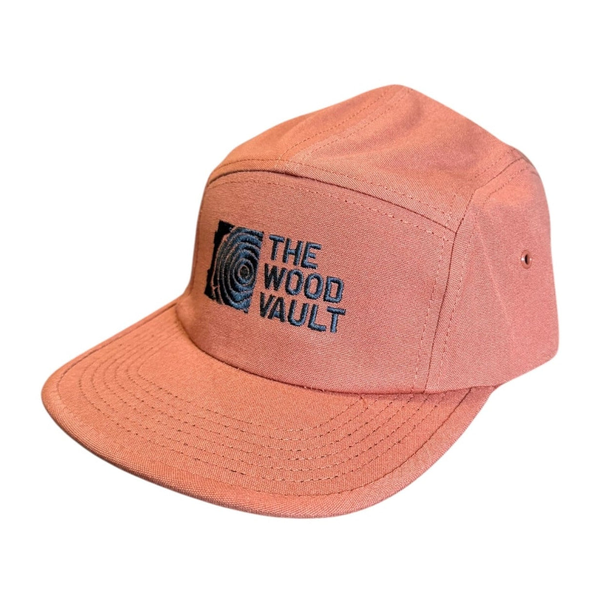 The Wood Vault 5 Panel Cap - Rust