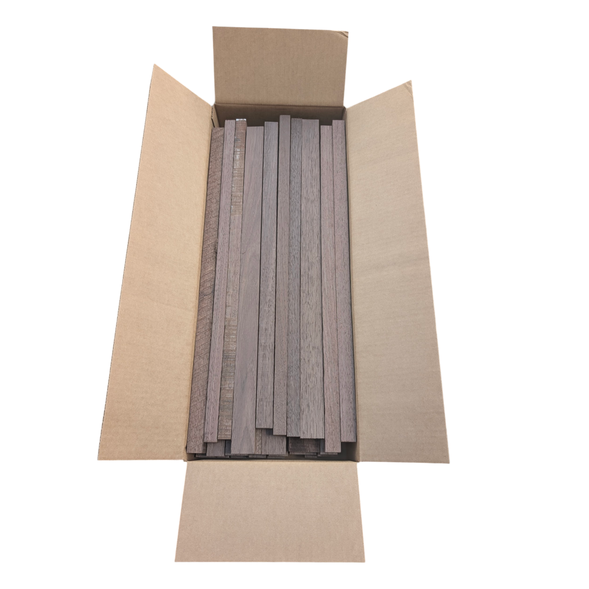 Peruvian Walnut Strips Offcuts Box