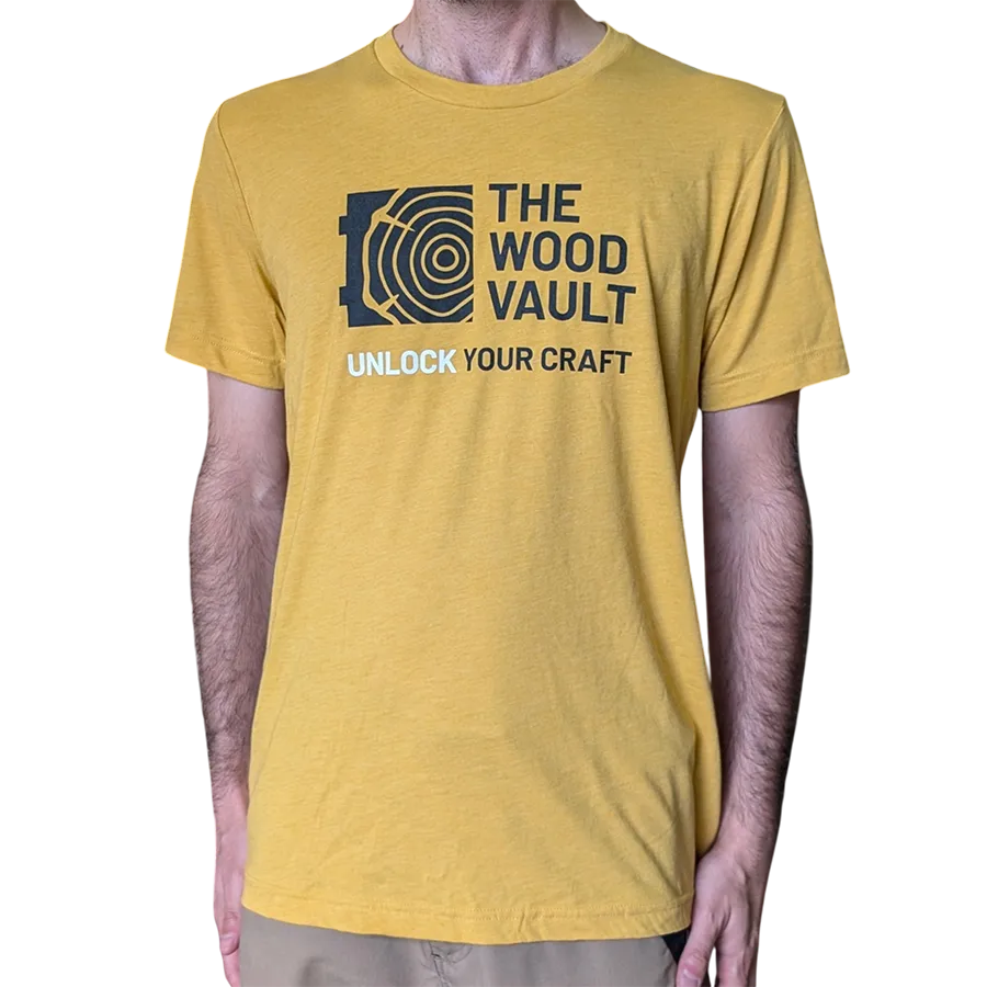 The Wood Vault Tee - Yellow
