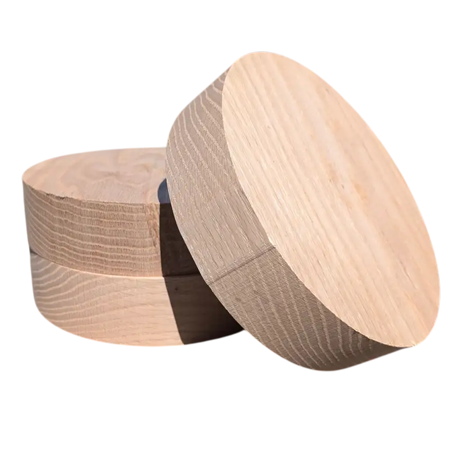 Red oak bowl blanks