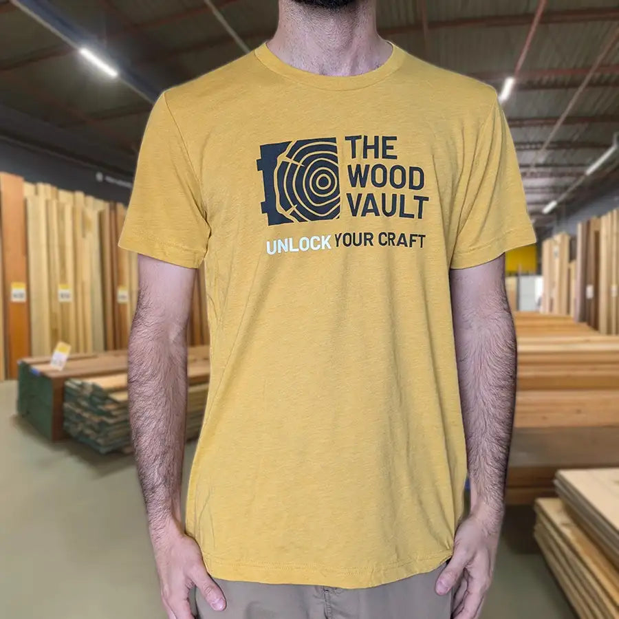 The Wood Vault Tee - Yellow