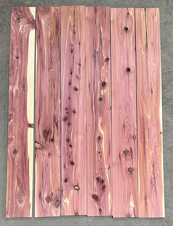 4/4 Rough Cut Aromatic Cedar Lumber