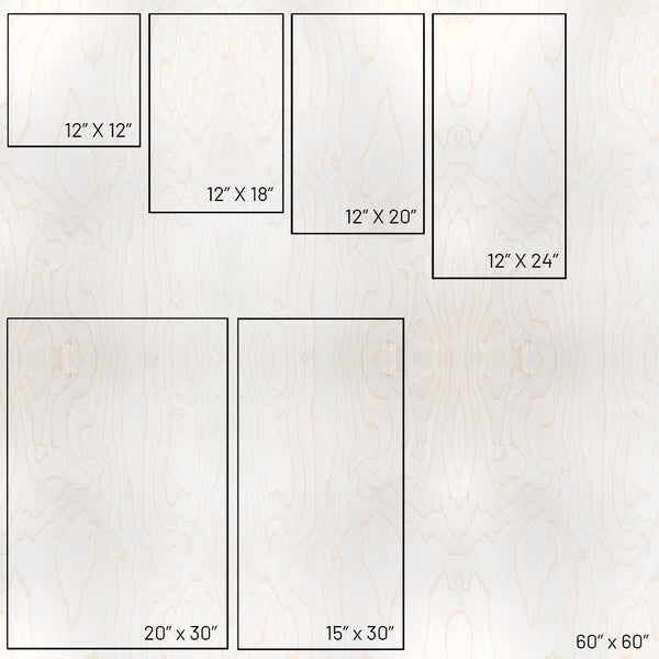 Available baltic birch sizes for woodworking and crafting
