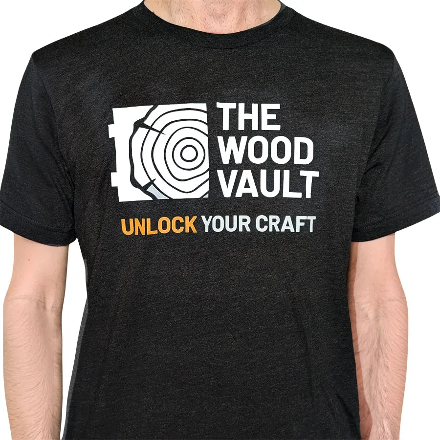 The Wood Vault Tee - Black