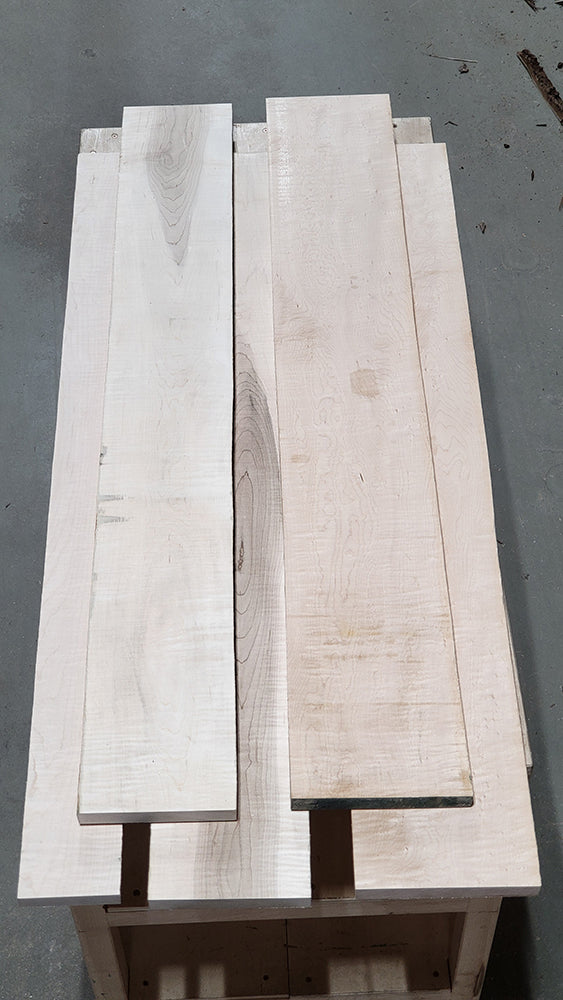 4/4 Curly Maple Lumber Pack