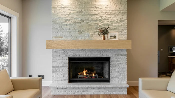 Custom Hardwood Mantel