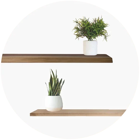 Custom Wood Shelves