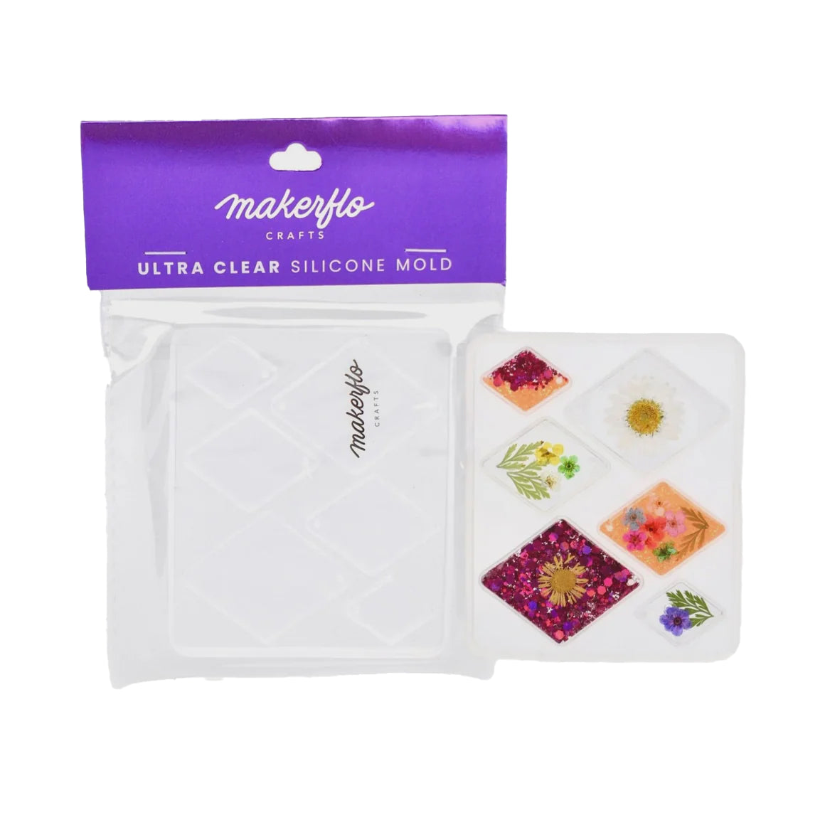 Diamond Silicone Mold for UV resin crafts