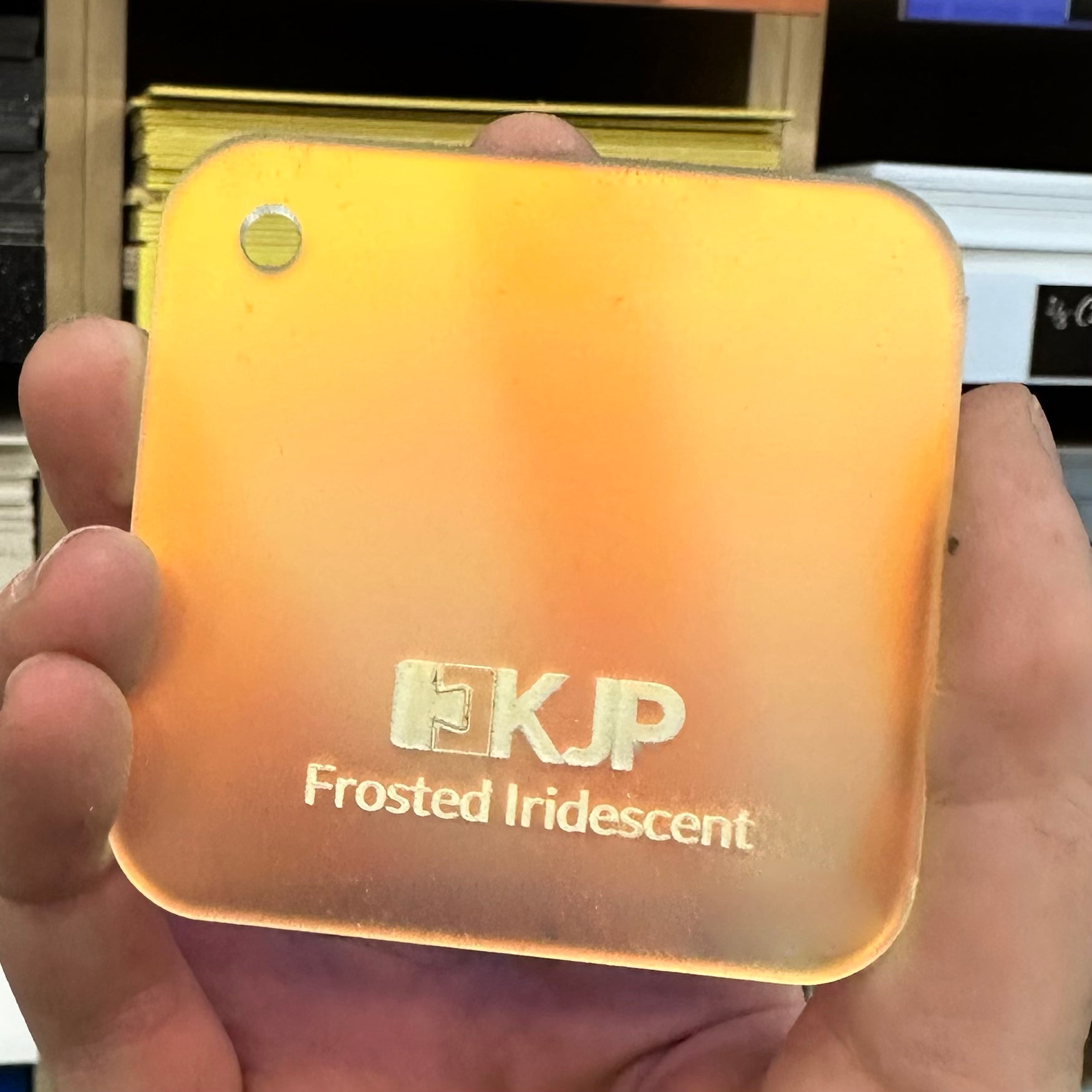 Frosted Iridescent Acrylic Sheets