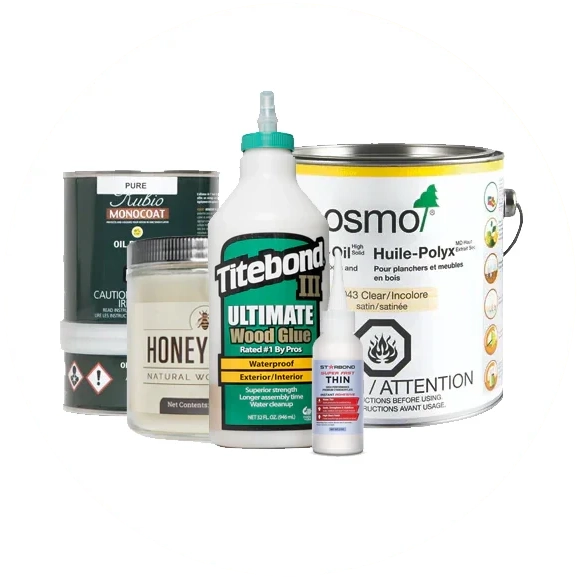 glue and wood for woodworking