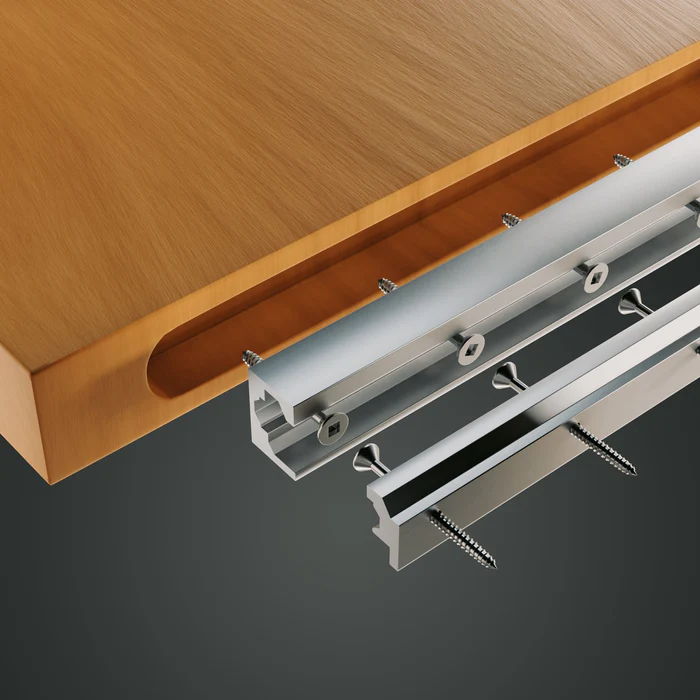 HOVR SLIM Floating Shelf Bracket - 4 Ft Lengths