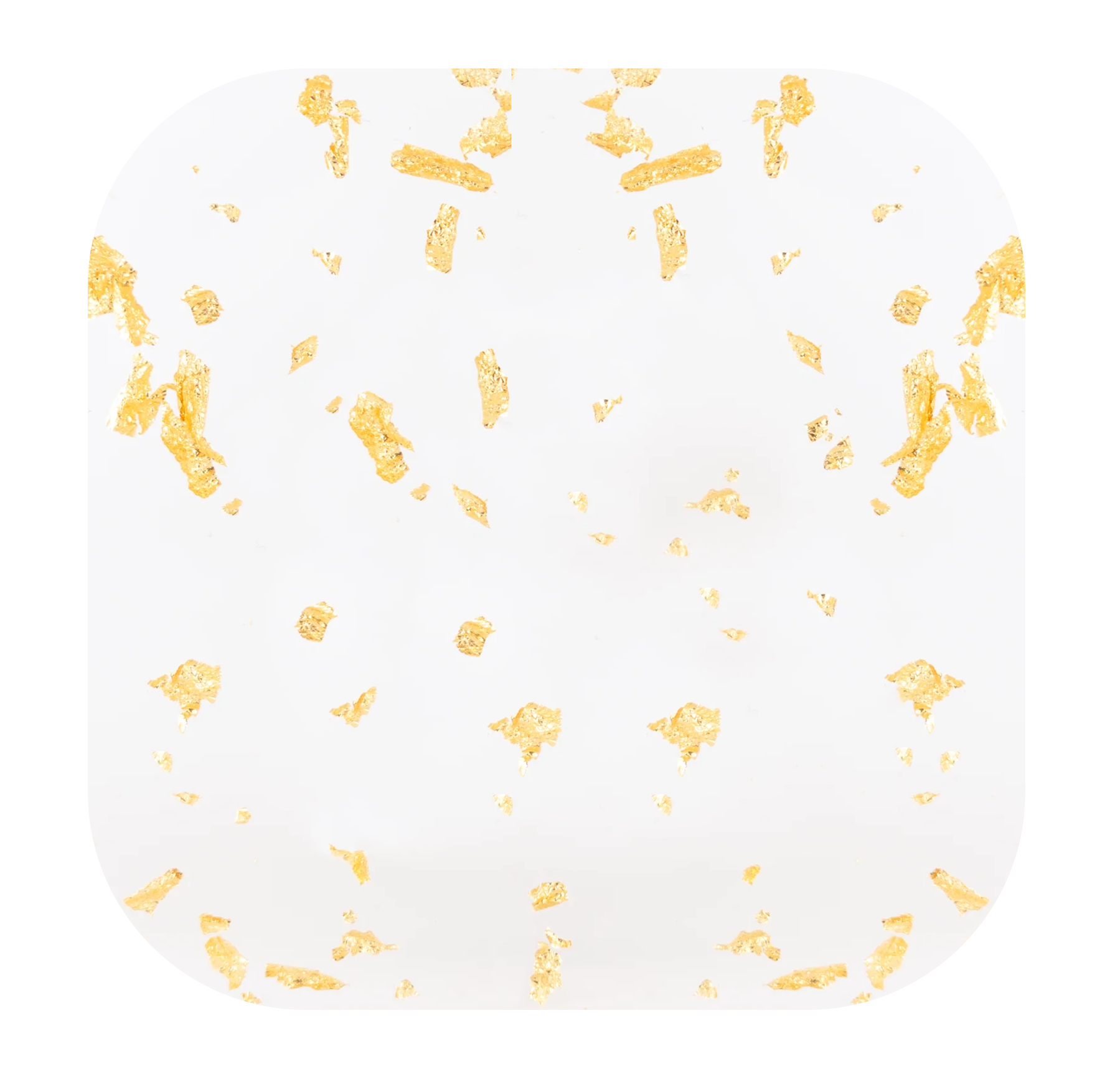 Large Gold Flakes Acrylic Sheets