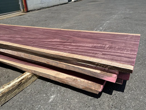 Live Edge Charcuterie Boards - Purpleheart