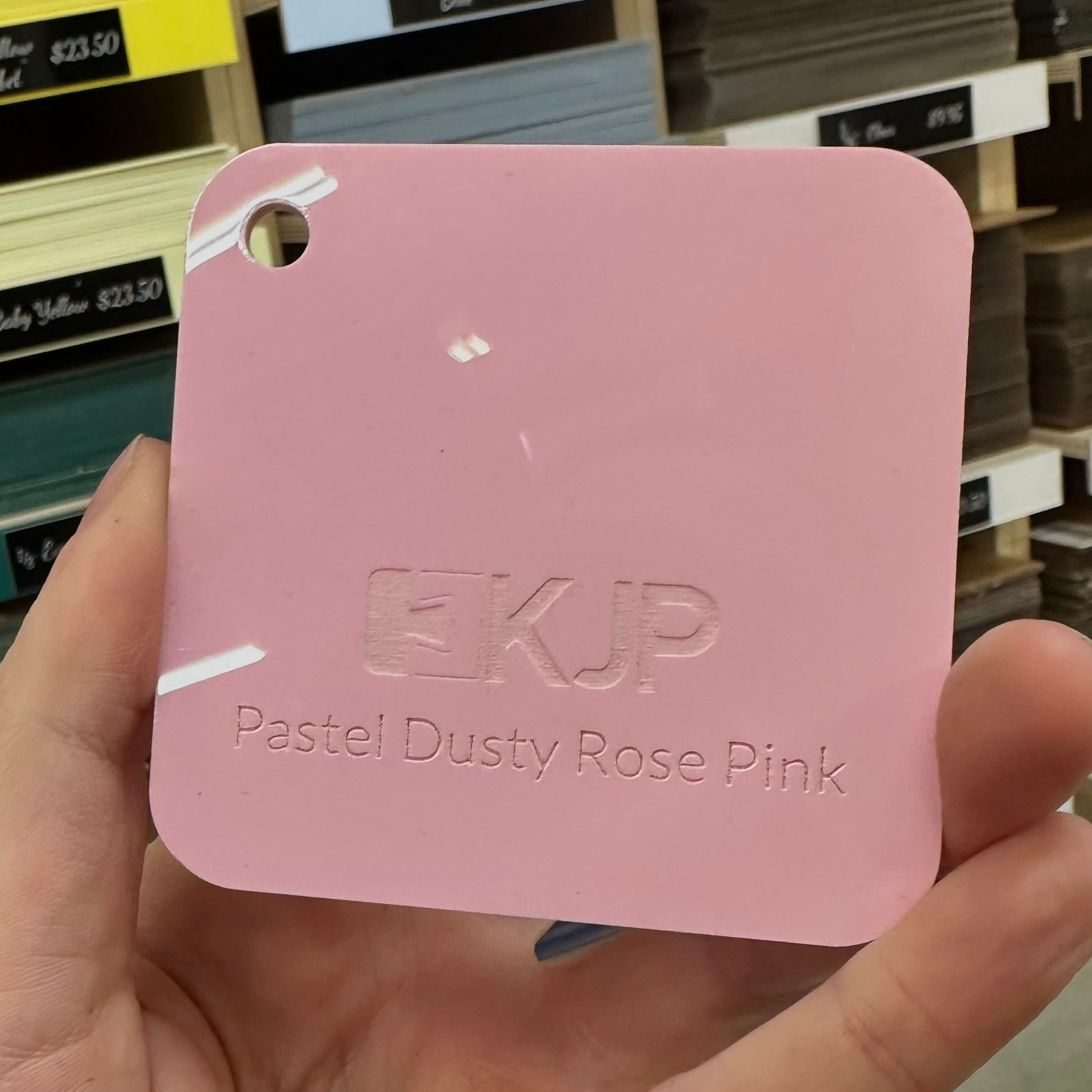  Pastel Dusty Rose Pink Acrylic Sheets