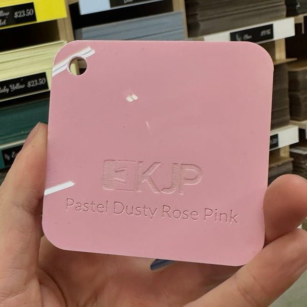  Pastel Dusty Rose Pink Acrylic Sheets