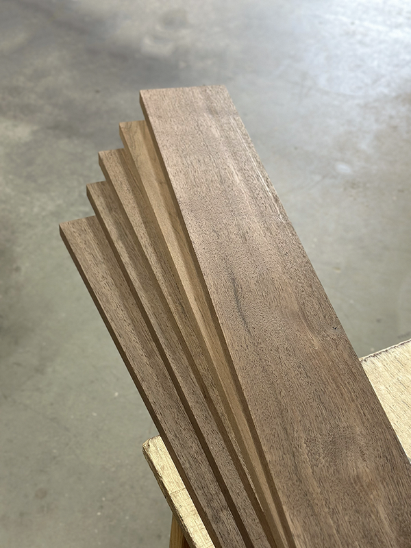 Peruvian walnut lumber for sale also known as nogal