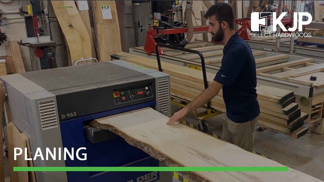 Load video: Planing a live edge slab