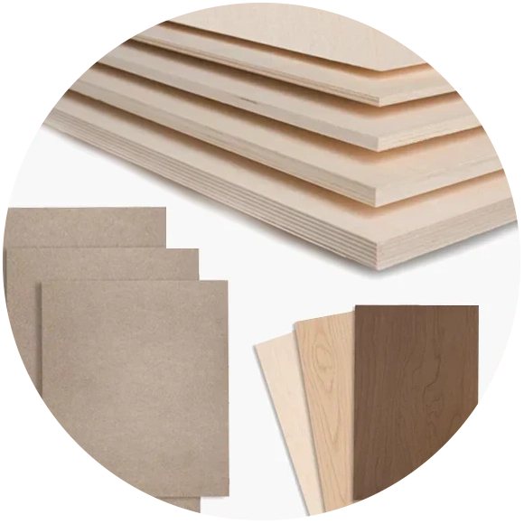 Plywood and MDF for sale