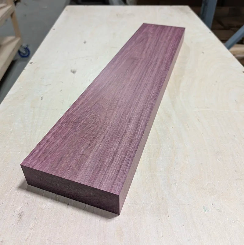 purpleheart s4s thick available for shipping