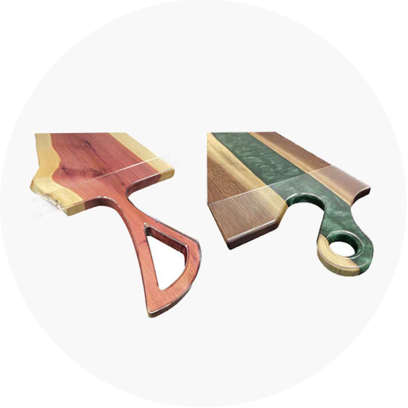 Router templates for woodworking