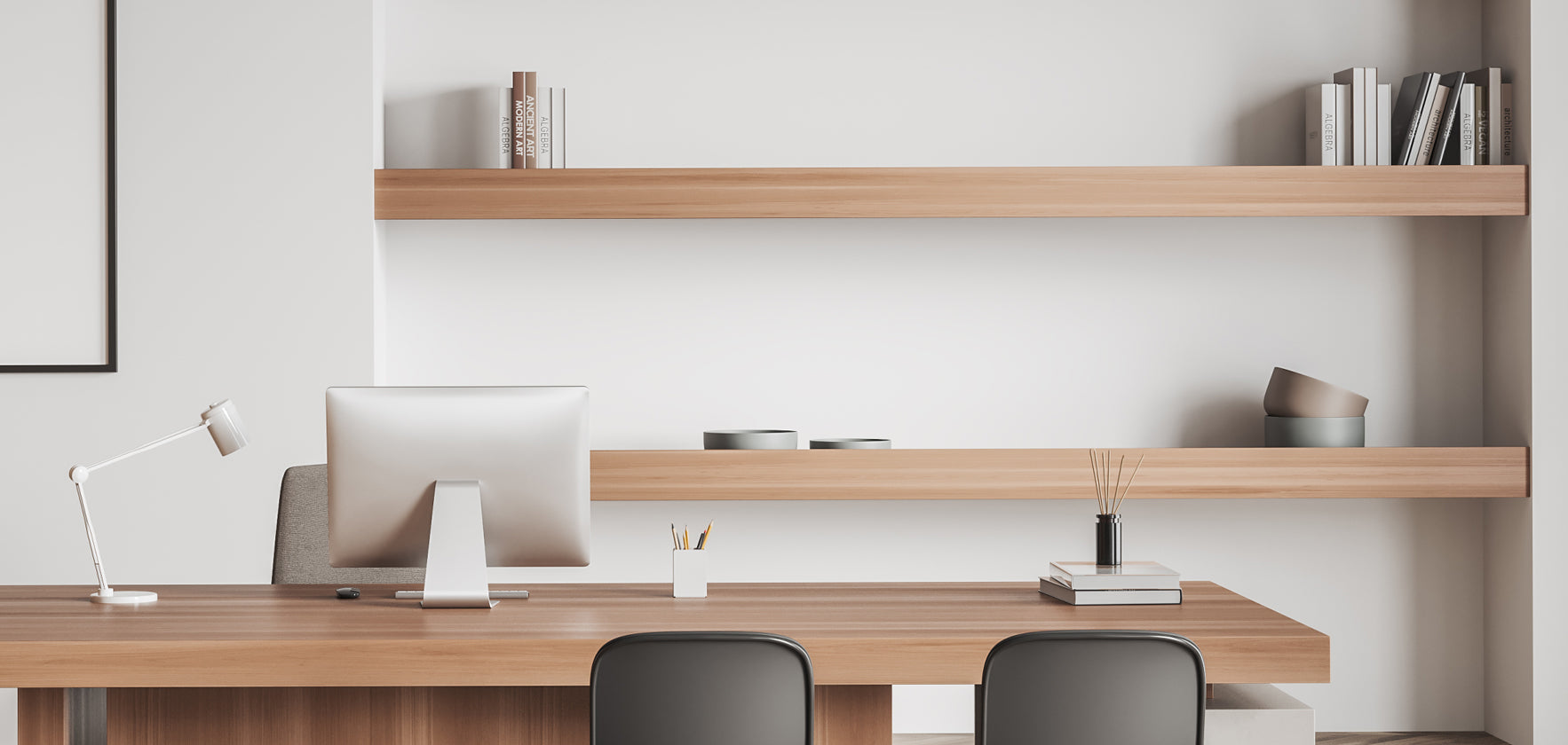 Example of a Sapele floating shelf