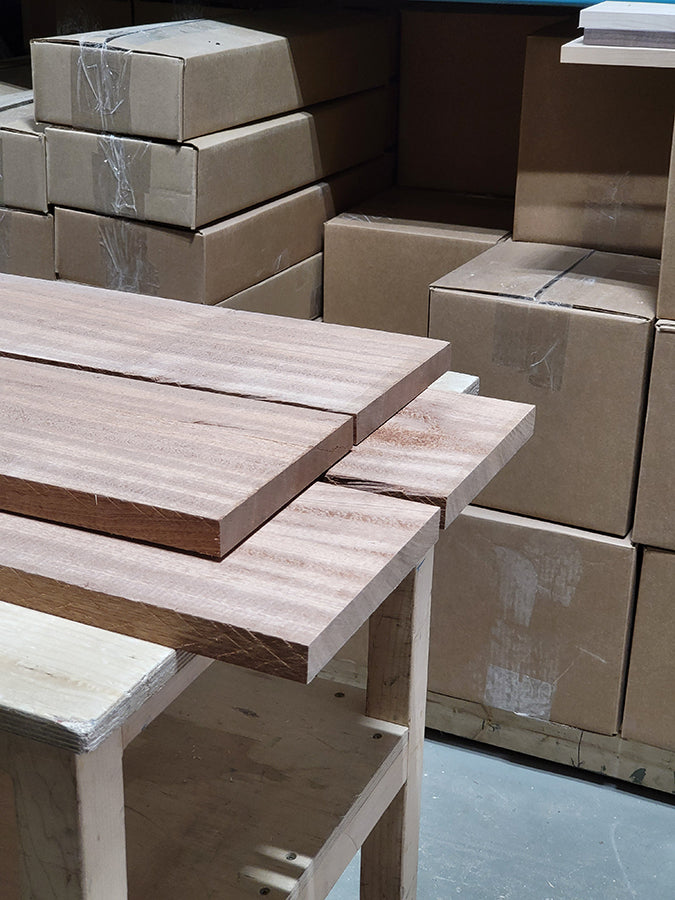 4/4 Ribbon Striped  Sapele Lumber Pack