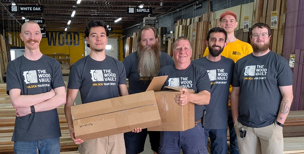 Shipping Team at The Wood Vault