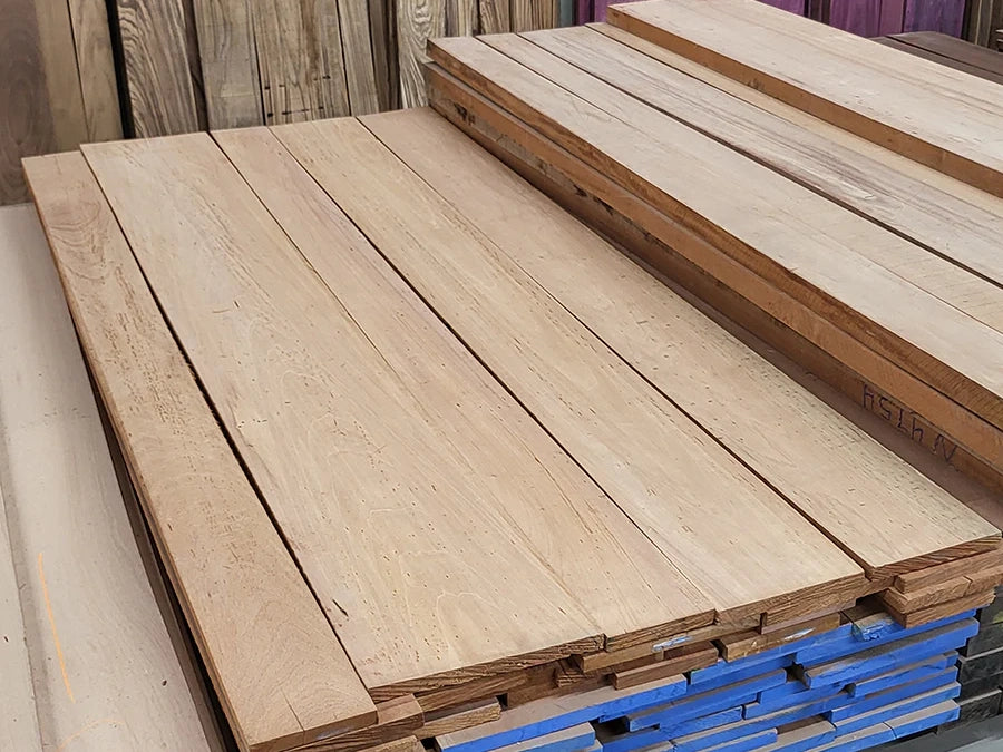 Spanish Cedar rough lumber