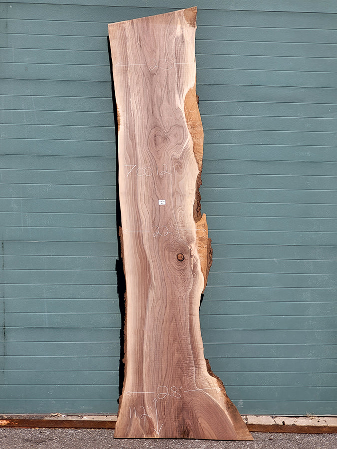 Walnut Live Edge Slab