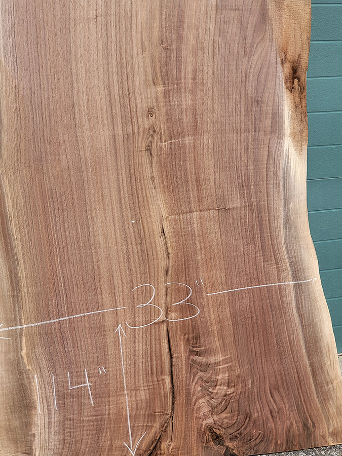 Walnut Live Edge Slab