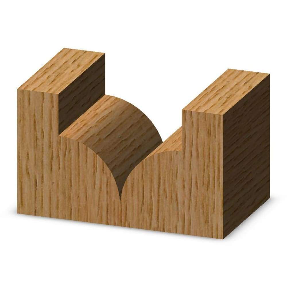 Whiteside - 1574 - 3/8" Point Cutting Roundover Bit