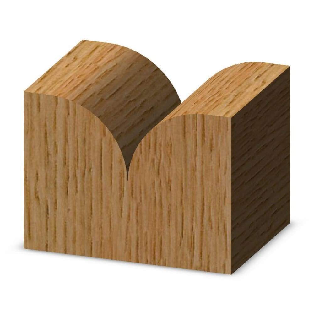 Whiteside - 1574 - 3/8" Point Cutting Roundover Bit