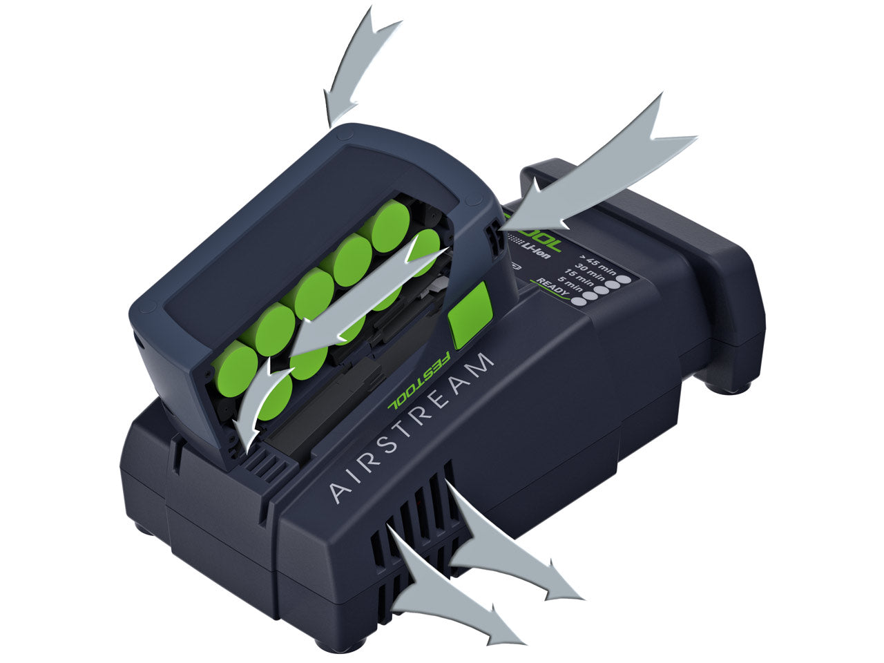 Festool - AirStream SCA 8 Rapid Charger