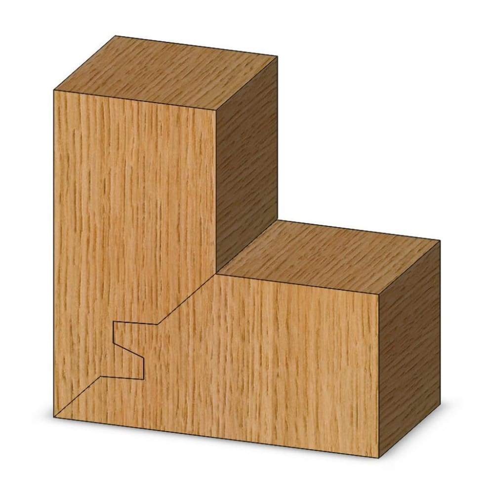Whiteside - 3360 - 45° Lock Miter Glue Joint