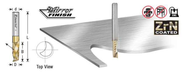 Amana - 51373-Z - 1/8" Aluminum Cutting