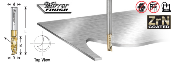 Amana - 51454-Z - 1/8" Aluminum Cutting