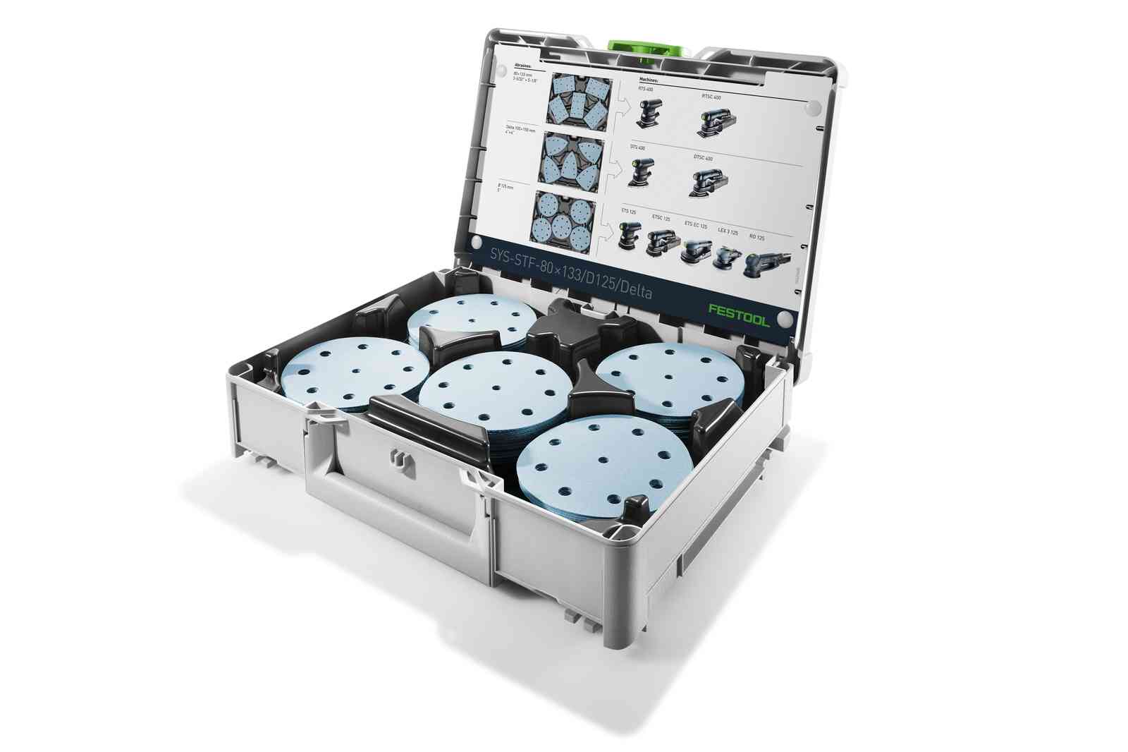 Festool - 80 x 133/125/Delta Abrasives Systainer³